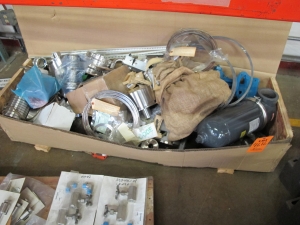 (5 PALLETS) DID SOMEONE SAY SCRAP METAL? MISC STL AND METAL PARTS. LOADING & HANDLING FEE $30-4616